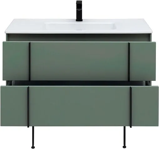 Тумба-умывальник подвесная Allen Brau Reality 100 олива 1.32007.CGM+