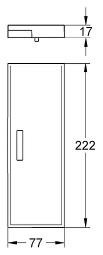 Полочка-мыльница Grohe Eurocube 18541000