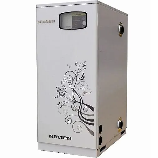Напольный газовый котел двухконтурный турбированный 40кВт Navien GST 40 KN PGST0041SD009