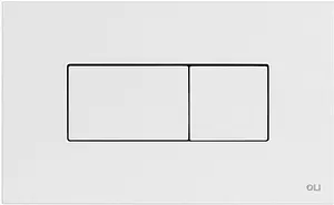 Клавиша смыва для унитаза OLI Karisma Oliveira 641001 белый глянцевый Клавиша смыва для унитаза OLI Karisma Oliveira 641001 белый глянцевый, 1