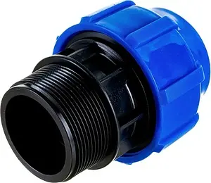 Муфта компрессионная переходная 50мм x 2"н ТПК-Аква 50030250 Муфта компрессионная переходная 50мм x 2"н ТПК-Аква 50030250, 1