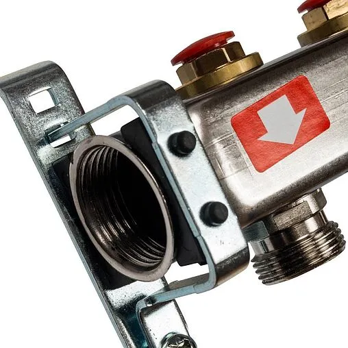 Группа коллекторная без расходомеров 10 отводов 1&quot;в/в x ¾&quot;ек Stout SMS-0932-000010