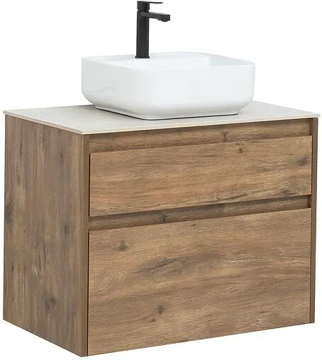 Тумба под умывальник подвесная Aquanet Nova Lite 75 дуб рустикальный 00249515
