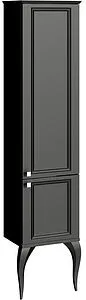Шкаф-пенал напольный Aqwella LaDonna 42 чёрный матовый LAD0504BLK Шкаф-пенал напольный Aqwella LaDonna 42 чёрный матовый LAD0504BLK, 1