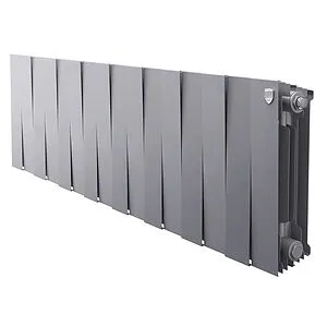 Радиатор биметаллический 16 секций Royal Thermo PianoForte 300 Silver Satin RTPS3030016, 1