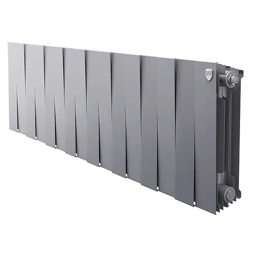 Радиатор биметаллический 16 секций Royal Thermo PianoForte 300 Silver Satin RTPS3030016