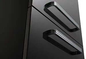 Шкаф-пенал напольный Aquanet Сиена 35 чёрный 189241 Шкаф-пенал напольный Aquanet Сиена 35 чёрный 189241, 3