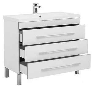 Тумба-умывальник напольная Aquanet Верона 100 белый 00178471+00158753 Тумба-умывальник напольная Aquanet Верона 100 белый 00178471+00158753, 4