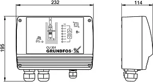 Блок управления Grundfos SQE CU301 96436753, 2