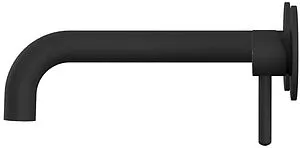 Смеситель для раковины из стены WHITECROSS Y black чёрный матовый Y1215BL, 3