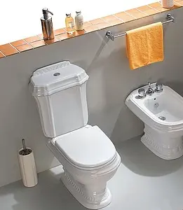 Крышка-сиденье для унитаза с микролифтом Cezares King Palace белый/хром CZR-T-163-M-S-Cr Крышка-сиденье для унитаза с микролифтом Cezares King Palace белый/хром CZR-T-163-M-S-Cr, 3