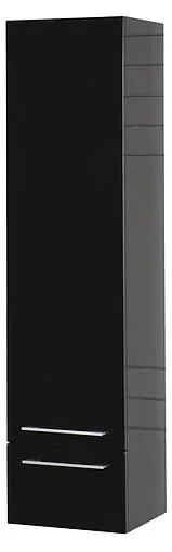 Шкаф-пенал подвесной Aquanet Нота 40 R чёрный 00168883