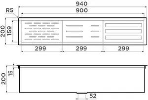 Встраиваемая сушка для посуды Omoikiri DRY-02-LG светлое золото 4999021 Встраиваемая сушка для посуды Omoikiri DRY-02-LG светлое золото 4999021, 2