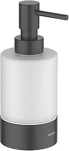 Дозатор для жидкого мыла Aquatek Лира чёрный матовый AQ4429MB Дозатор для жидкого мыла Aquatek Лира чёрный матовый AQ4429MB, 1
