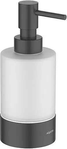Дозатор для жидкого мыла Aquatek Лира чёрный матовый AQ4429MB