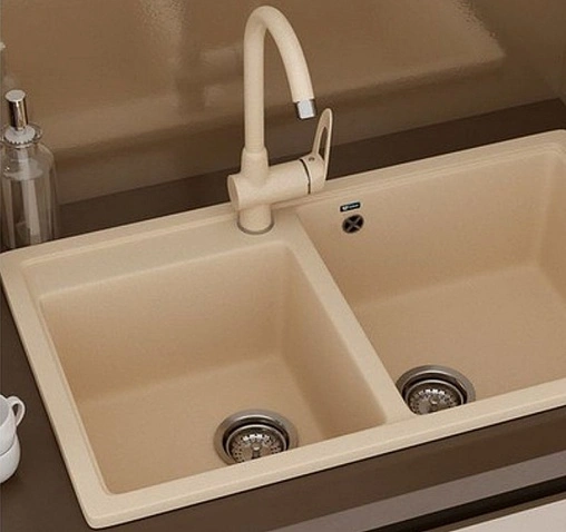 Смеситель для кухни Ulgran песочный U-006-302