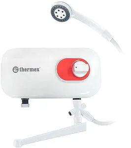 Водонагреватель проточный электрический Thermex Lanza 3500 белый/красный 211041, 1