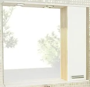 Шкаф-зеркало Comforty Тулуза 90 cосна лоредо 00003132228CF, 1