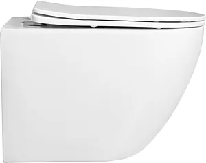 Унитаз подвесной безободковый Aquatek Европа белый AQ1900-00, 3