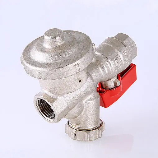 Кран шаровый с фильтром и редуктором давления ½&quot;в x ½&quot;в Valtec VT.300.N.04