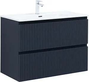 Тумба-умывальник подвесная Aquanet Джейн (Flat) 100 маренго 00335431+, 1