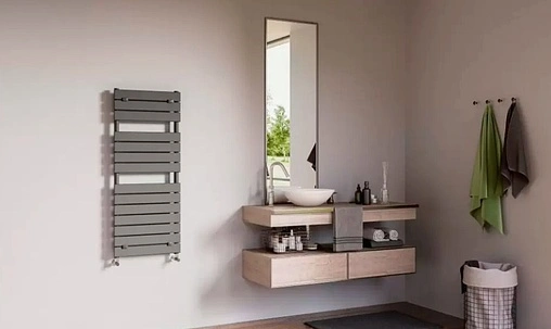 Полотенцесушитель водяной лесенка Lazzarini Palermo 1213х500 антрацит матовый 386976