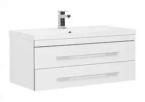 Тумба под умывальник подвесная Aquanet Верона 100 белый 00175382, 1