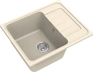 Мойка кухонная Ewigstein Elegant E-R45F крем Мойка кухонная Ewigstein Elegant E-R45F крем, 1