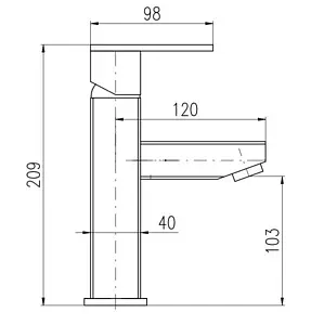 Смеситель для раковины Rav Slezak Loira хром LR529.5K Смеситель для раковины Rav Slezak Loira хром LR529.5K, 2