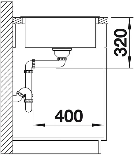 Мойка кухонная Blanco Zia XL 6 S 100 черный 526024