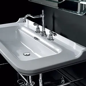 Раковина Kerasan Waldorf 120 белый 4144K1bi/cr*3 Раковина Kerasan Waldorf 120 белый 4144K1bi/cr*3, 5