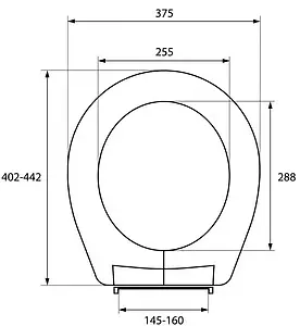 Крышка-сиденье для унитаза Milardo 010 белый 010PP00M31 Крышка-сиденье для унитаза Milardo 010 белый 010PP00M31, 2