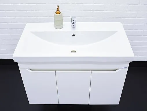 Тумба-умывальник подвесная Айсберг Мечта 80 белый DM2326T+1WH302251