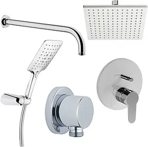 Душевая система со смесителем для душа VitrA Solid S хром A49265EXP Душевая система со смесителем для душа VitrA Solid S хром A49265EXP, 1