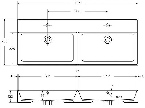 Консоль с умывальником подвесная Cezares Cadro 120 чёрный/белый CADRO-120/46/58-2C-SO-MET-ST+CADRO-120-MENS-BIANCO+CADRO-120-MENS-BIANCO Консоль с умывальником подвесная Cezares Cadro 120 чёрный/белый CADRO-120/46/58-2C-SO-MET-ST+CADRO-120-MENS-BIANCO+CADRO-120-MENS-BIANCO