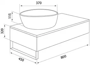 Тумба-умывальник подвесная IDDIS Torr 80 белый/дерево TOR80W0i95K+0114000I28 Тумба-умывальник подвесная IDDIS Torr 80 белый/дерево TOR80W0i95K+0114000I28, 2