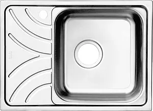 Мойка кухонная IDDIS Arro 60.5 R хром ARR60PRi77K, 1