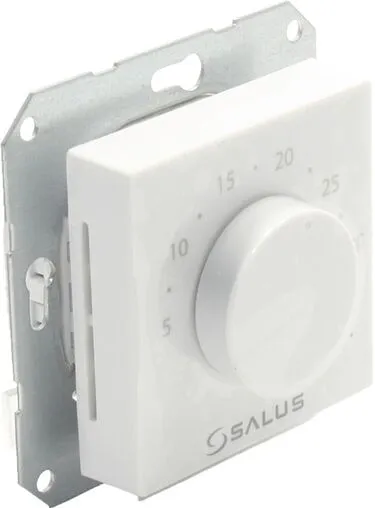 Проводной комнатный терморегулятор НО/НЗ 230В Salus EXPERT HTR белый BTR230(20)
