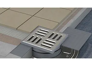 Трап горизонтальный Set AlcaPlast 100x100мм APV3344 Трап горизонтальный Set AlcaPlast 100x100мм APV3344, 3