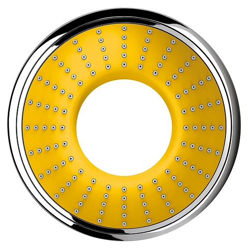 Лейка ручного душа Grohe Rainshower Icon хром/желтый 27446000 Лейка ручного душа Grohe Rainshower Icon хром/желтый 27446000