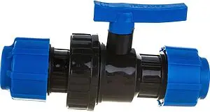 Кран шаровый с американкой для пнд трубы 25мм x 25мм ТПК-Аква 555220025 Кран шаровый с американкой для пнд трубы 25мм x 25мм ТПК-Аква 555220025, 5