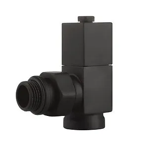 Комплект вентилей запорных угловых ½" в/н Royal Thermo Cube черный RTE 56.0009 Комплект вентилей запорных угловых ½" в/н Royal Thermo Cube черный RTE 56.0009, 5