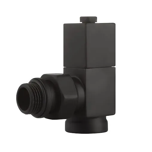 Комплект вентилей запорных угловых ½" в/н Royal Thermo Cube черный RTE 56.0009 Комплект вентилей запорных угловых ½" в/н Royal Thermo Cube черный RTE 56.0009