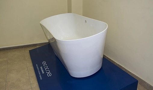 Ванна отдельностоящая из искусственного камня Esse Luzon 158.5x62.5 белый ELUZ1585