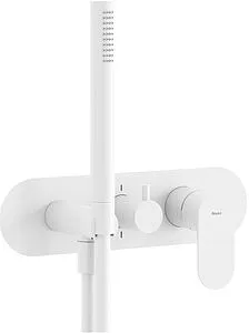 Смеситель для душа скрытого монтажа Ravak Eleganta белый матовый X070263, 1