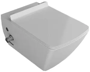 Унитаз подвесной с функцией биде и запорным краном ISVEA Purita белый 10PLS1001I, 1