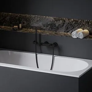 Смеситель для ванны Ravak Eleganta чёрный матовый X070293, 3