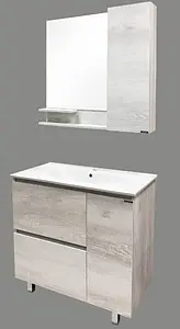 Тумба-умывальник напольная Comforty Верона 90 дуб белый 00-00001972CF, 5