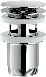 Выпуск автоматический для раковины с переливом Nobili Drain хром AV00110/10CR Выпуск автоматический для раковины с переливом Nobili Drain хром AV00110/10CR, 1