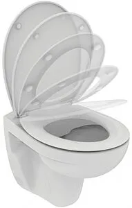 Унитаз подвесной безободковый Ideal Standard Eurovit Rimless белый K881201 Унитаз подвесной безободковый Ideal Standard Eurovit Rimless белый K881201, 3